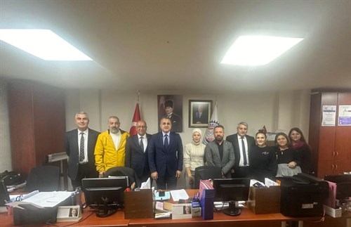 Kaymakamımız, Sefaköy Birleşik Esnaf ve Sanatkarlar Odasını ziyaret etti. 